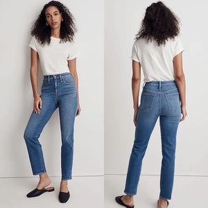 Madewell Stovepipe Jeans in Leaside Wash size 27 NWT (flawed)